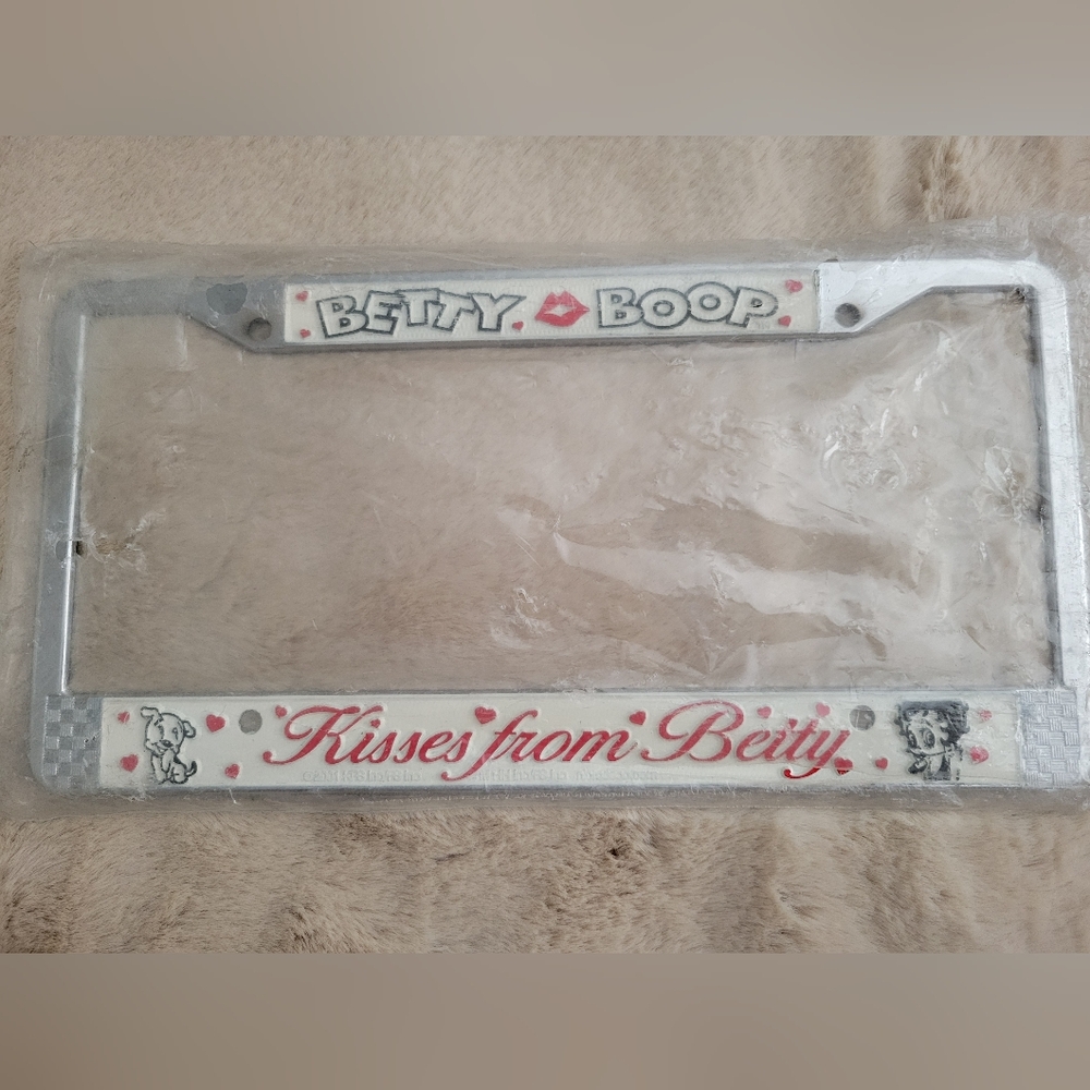 Betty Boop License Plate Frame